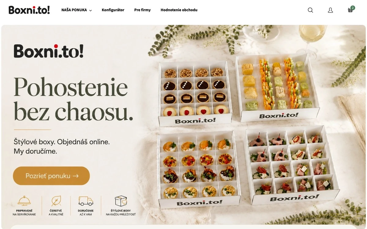 Náhľad rezervačného riešenia pre boxnito.sk