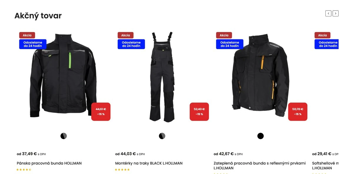 Úprava kategórie produktov e-shopu ralvon.sk